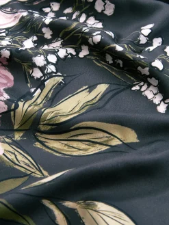 Funda nórdica de satén estampada Margot