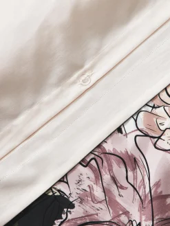 Funda nórdica de satén estampada Margot