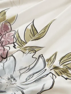 Funda nórdica de satén estampada Margot