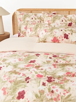 Funda nórdica de satén estampado Anthea