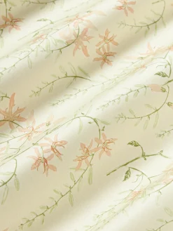 Funda nórdica de satén estampado Leticia