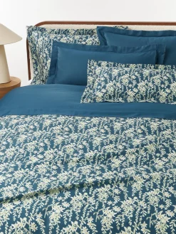 Funda nórdica de satén estampado Leticia