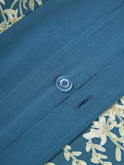 Funda nórdica de satén estampado Leticia