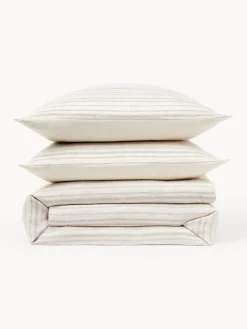 Funda nórdica en tejido de cáñamo Mindy