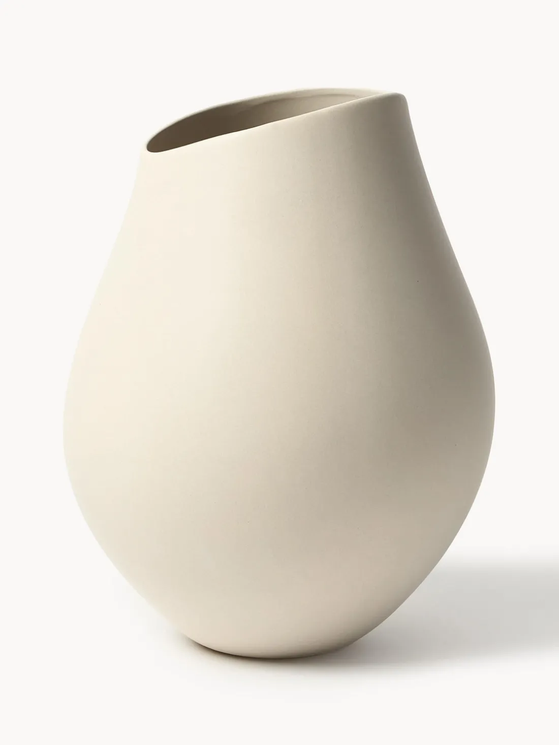 Gran jarrón hecho a mano en gres Opium, 39 cm