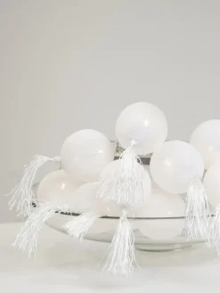 Guirnalda de luces LED Jolly Tassel, 185 cm, a pilas