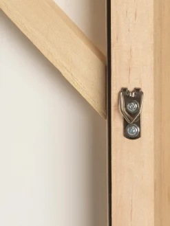 Impresión artesanal en lienzo con marco de madera Lima