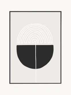 Impresión digital enmarcada Feminine Doodles