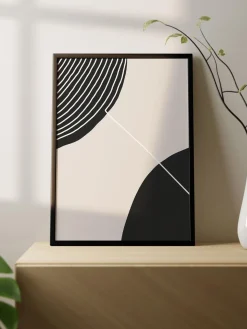 Impresión digital enmarcada Feminine Doodles