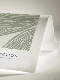 Impresión digital enmarcada artesanal Leaves