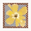 Impresión digital Flower With Checks 03