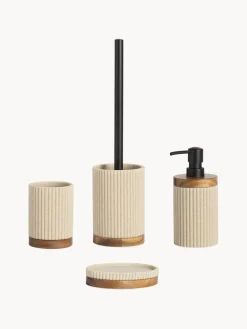 Jabonera con madera Laura