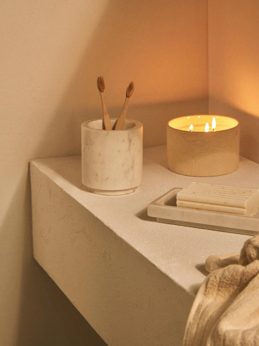 Jabonera de mármol Simba