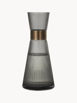 Jarra de vidrio ahumado soplado artesanalmente Grand Cru, 1 L