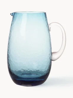 Jarra de vidrio soplado artesanalmente Hammered, 2 L