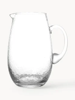 Jarra de vidrio soplado Hammered, 2 L