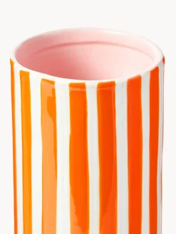 Jarrón artesanal de porcelana Ray, 29 cm