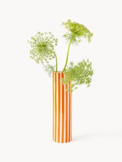 Jarrón artesanal de porcelana Ray, 29 cm