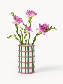 Jarrón artesanal de porcelana Clash, 13 cm