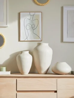 Jarrón artesanal Latona, 19 cm