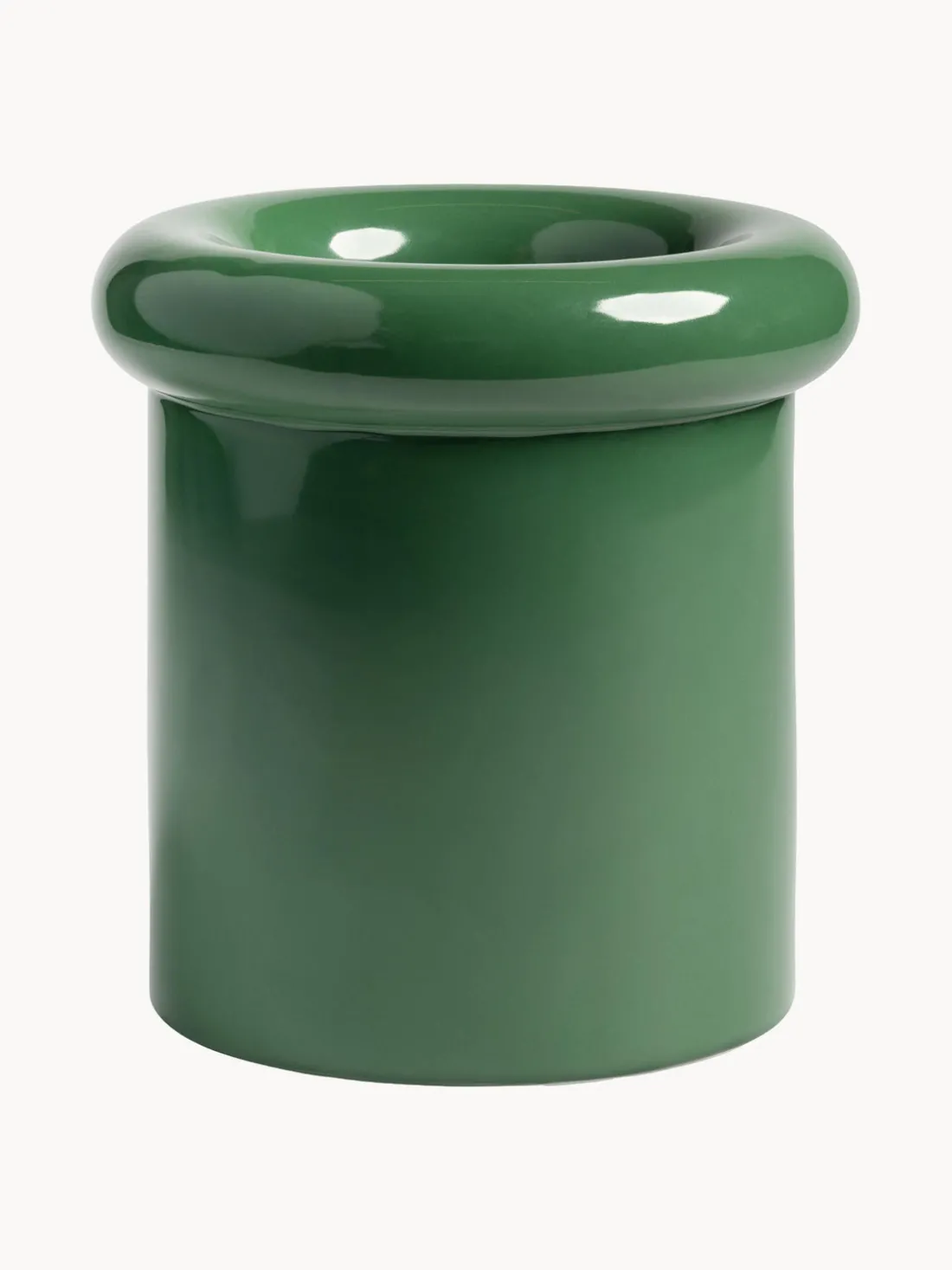 Jarrón artesanal Turban, 21 cm