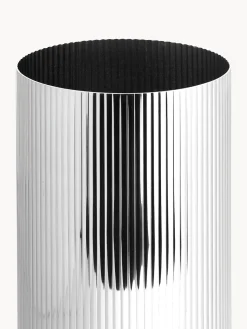 Jarrón de acero inoxidable con relieves Bernadotte, 26 cm