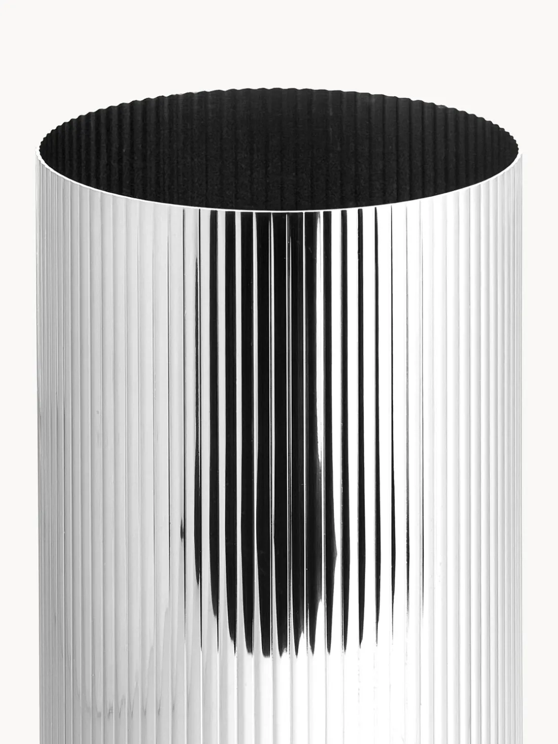 Jarrón de acero inoxidable con relieves Bernadotte, 26 cm