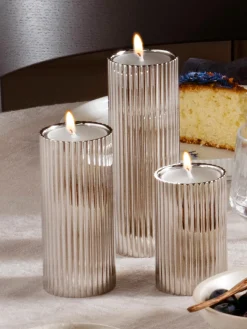 Jarrón de acero inoxidable Henning Koppel, 8 cm