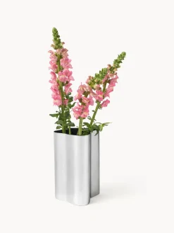 Jarrón de acero inoxidable Vine, 26 cm