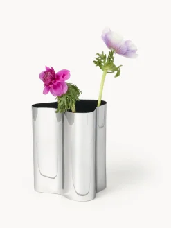 Jarrón de acero inoxidable Vine, 18 cm