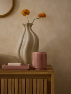 Jarrón de cerámica Blom, 33 cm