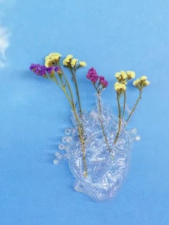 Jarrón de cristal Love in Bloom, 24 cm