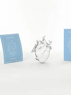 Jarrón de cristal Love in Bloom, 24 cm