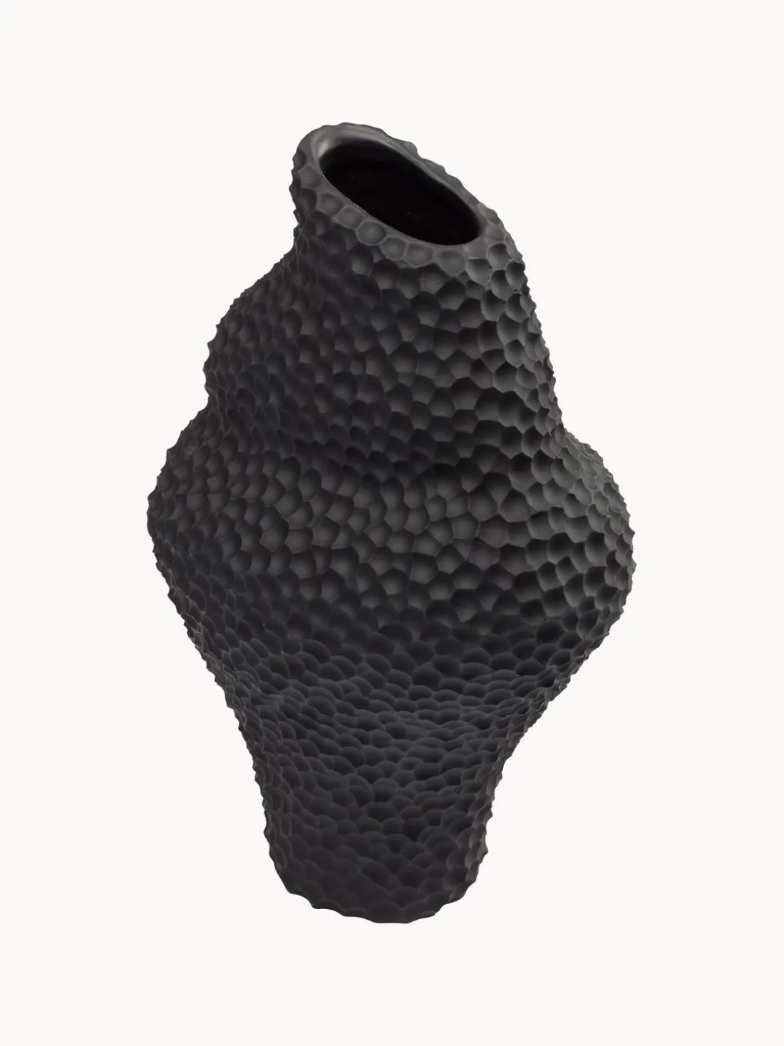 Jarrón de diseño con forma orgánica Isla, Al 32 cm