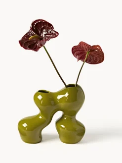 Jarrón de gres Madhuri, 25 cm