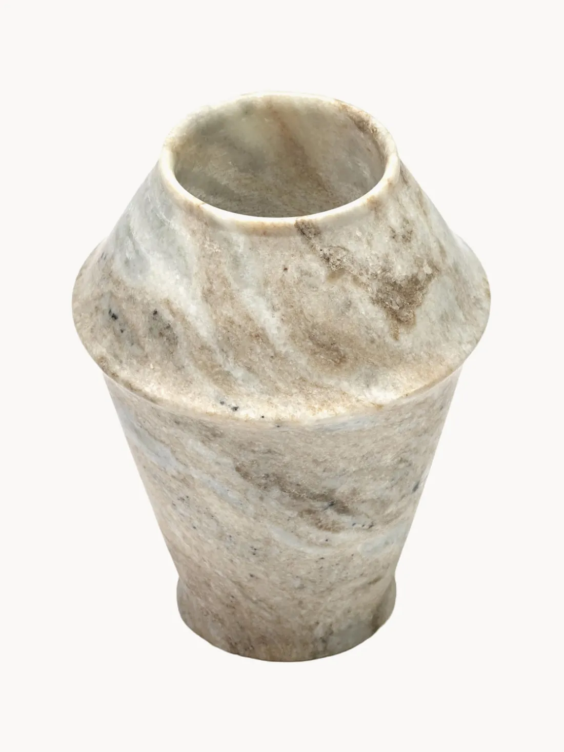 Jarrón de mármol Dune, 18 cm