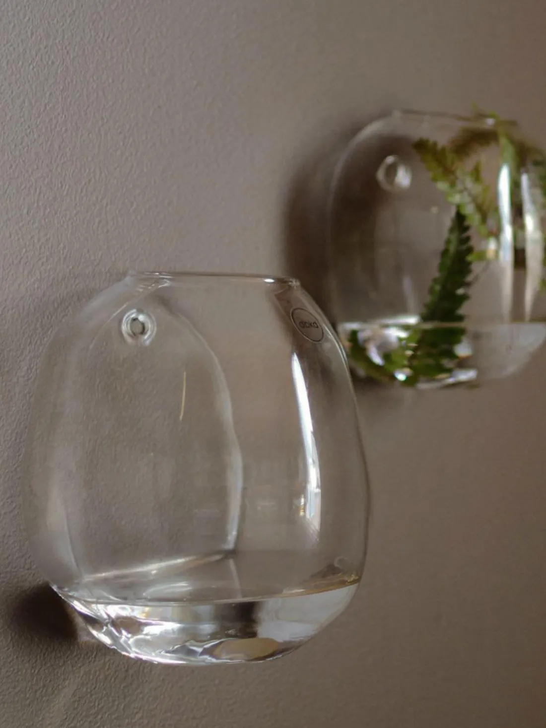 Jarrón de pared Pebble, Ø 18 cm