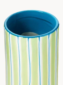 Jarrón de porcelana artesanal Ray, 13 cm