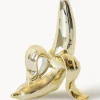Jarrón de porcelana con oro Banana, 15 cm