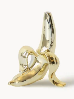 Jarrón de porcelana con oro Banana, 15 cm