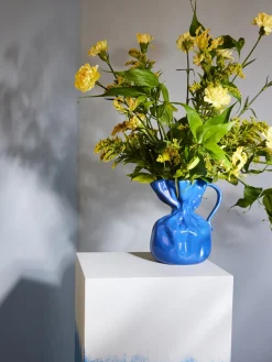 Jarrón de porcelana Crumple, 26 cm