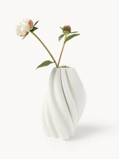 Jarrón de porcelana impreso en 3D Melody, 18 cm