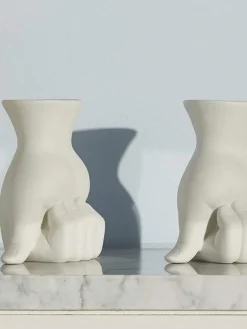 Jarrón de porcelana Marcel, 15 cm