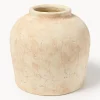 Jarrón de suelo de terracota Hilo, 28 cm