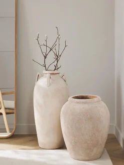 Jarrón de suelo grande Leana, 50 cm