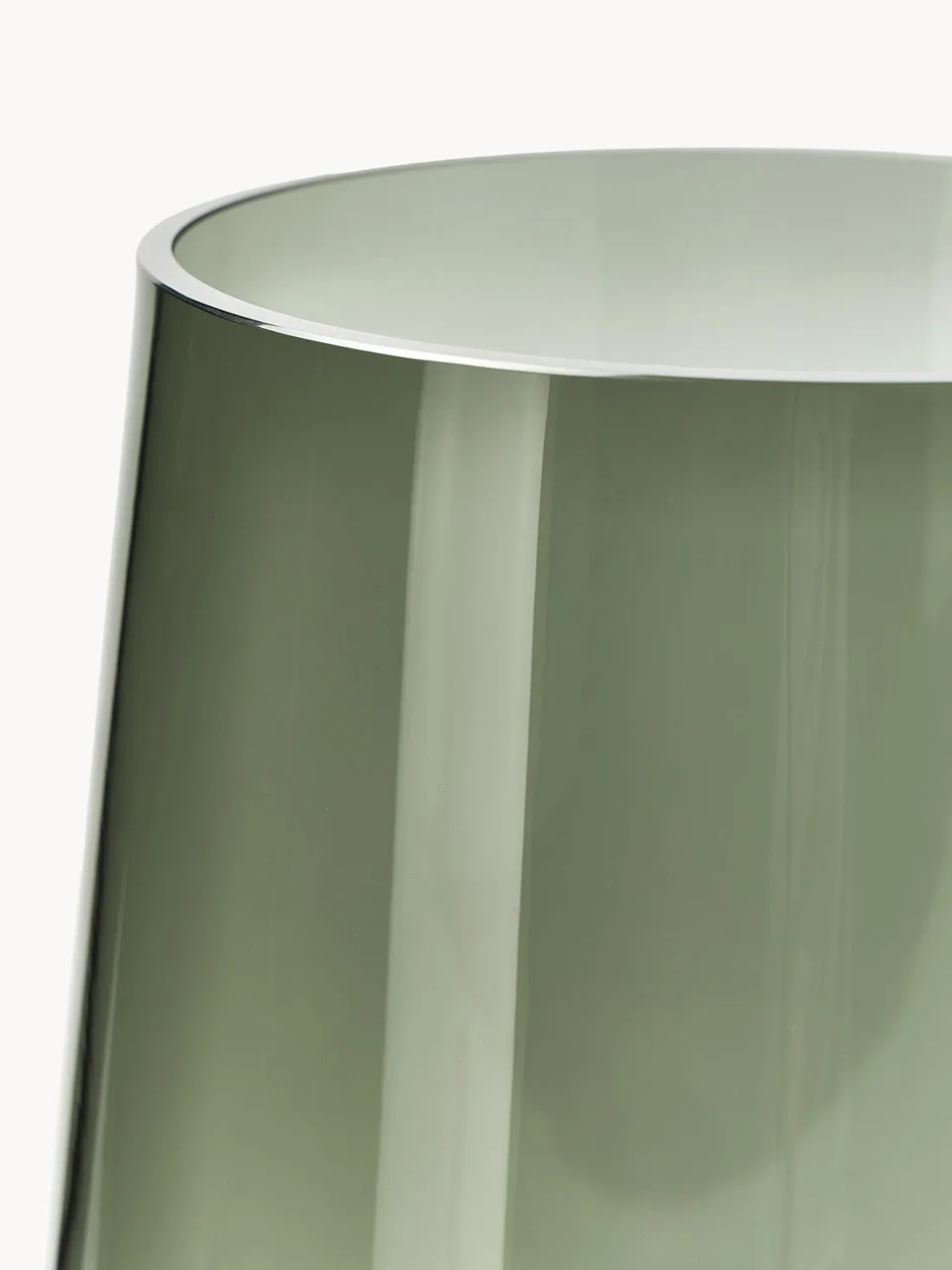 Jarrón de suelo soplado artesanalmente Échasse, 60 cm