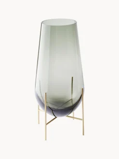 Jarrón de suelo soplado Échasse, 28 cm