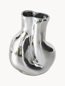 Jarrón de vidrio artesanal Gleam, 22 cm