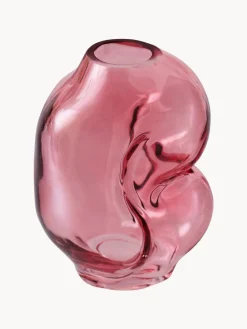 Jarrón de vidrio artesanal Gleam, 18 cm