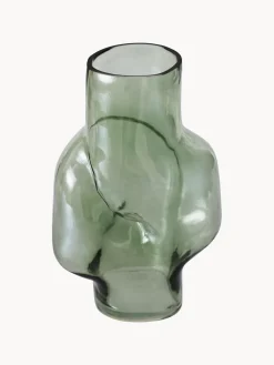 Jarrón de vidrio artesanal Gleam, 32 cm